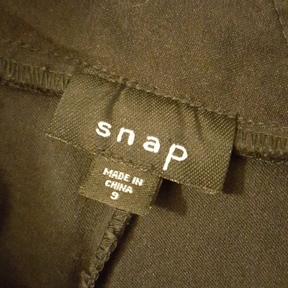 Classy Sexy Midi Black Dress - Picture 5 of 8